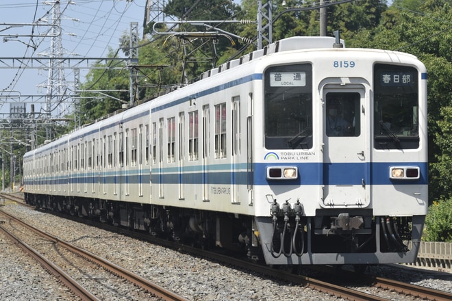 南栗橋車両管区七光台支所8000系8159Fを七里～岩槻間で撮影した写真