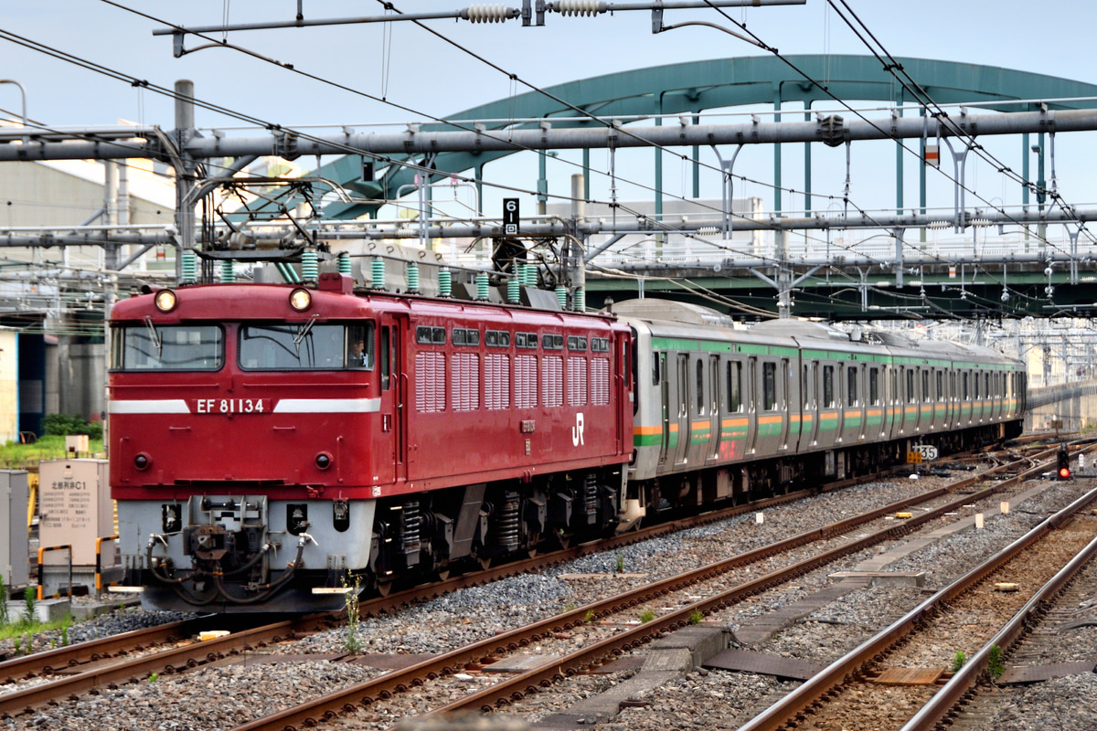 JR東日本 長岡車両センター EF81 134