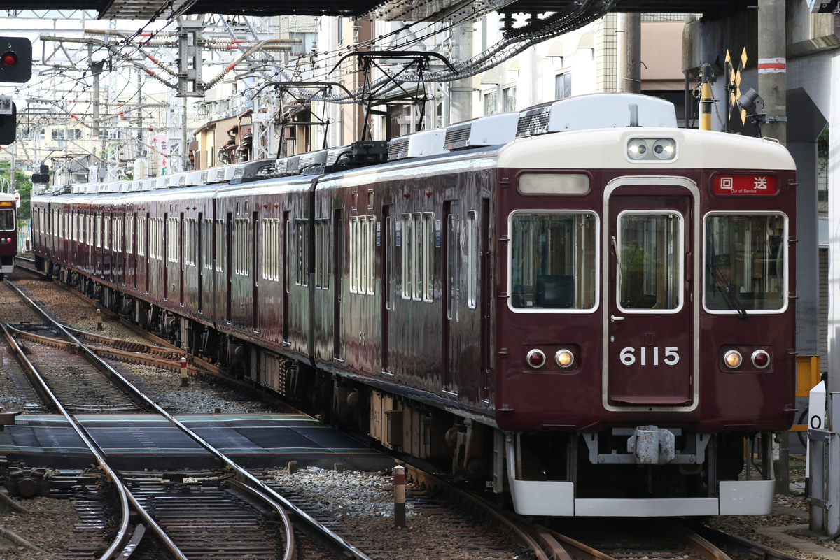 阪急電鉄 平井車庫 6000系 6015F