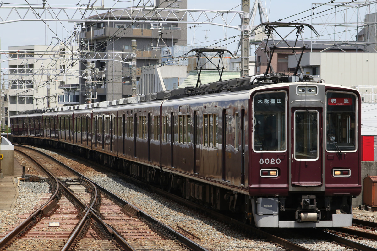 阪急電鉄 西宮車庫 8000系 8020F