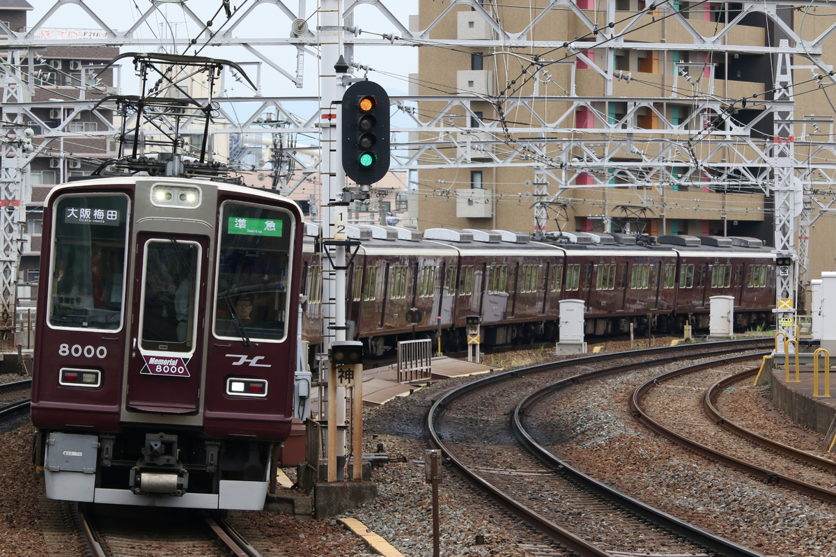 阪急電鉄 西宮車庫 8000系 8000F