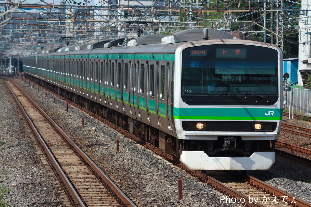 JR東日本 松戸車両センター本区 E231系 マト113編成