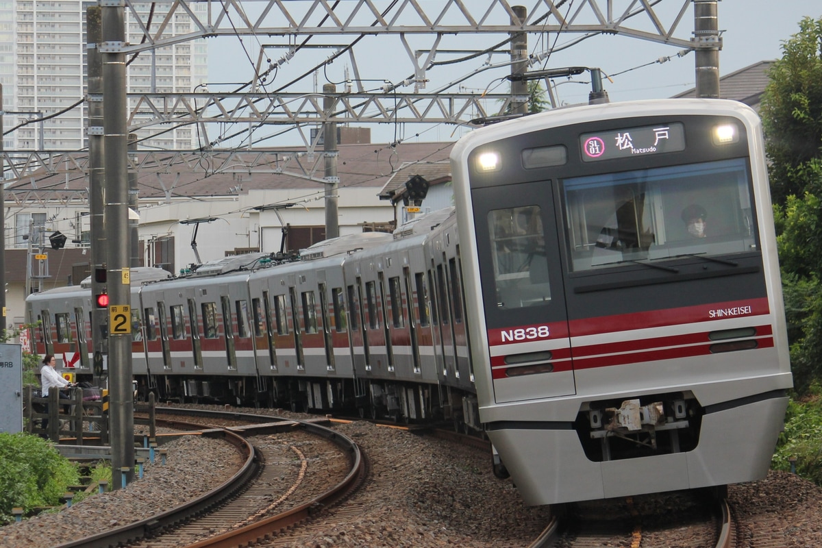 新京成電鉄 くぬぎ山車両基地 N800形 N838F