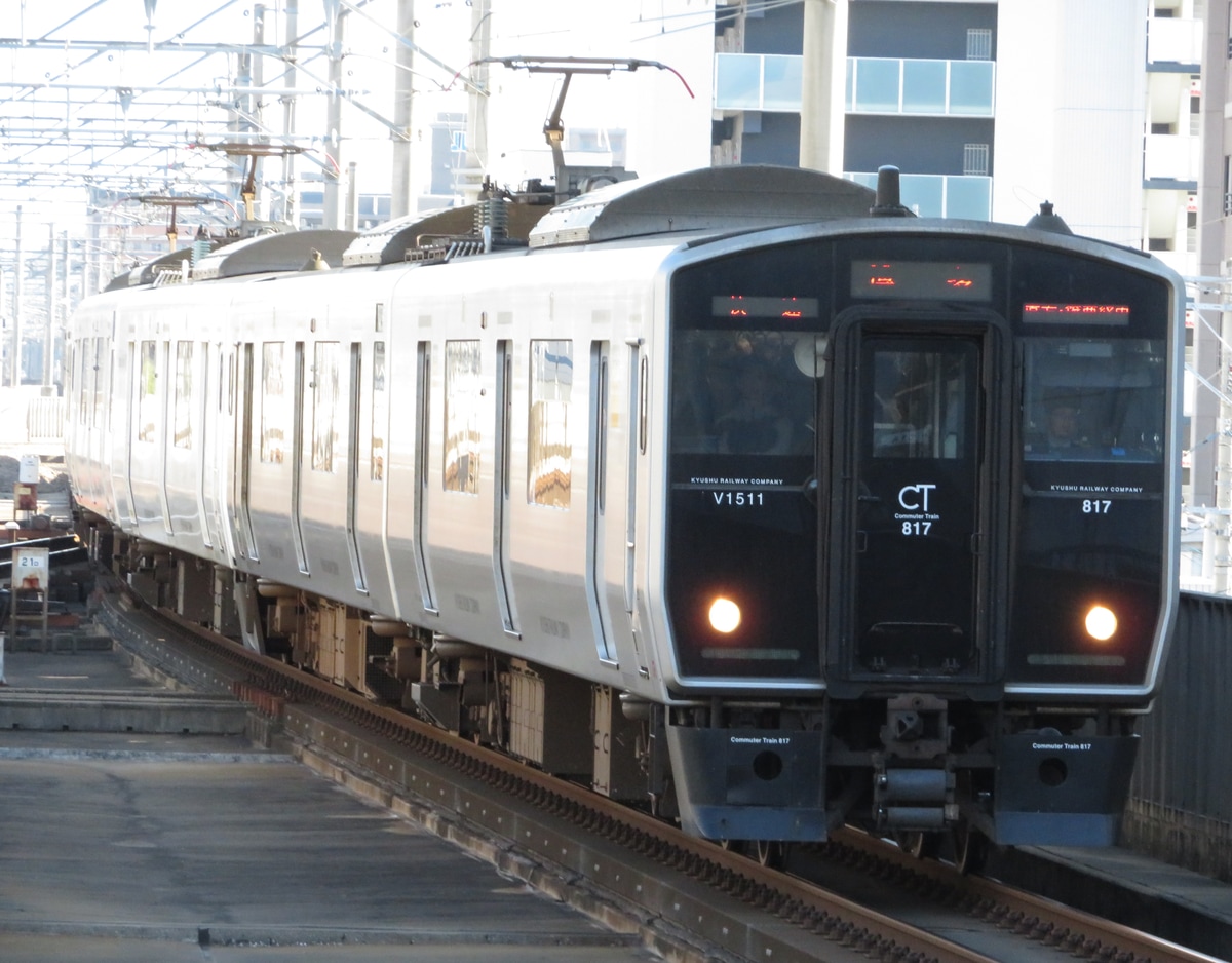 JR九州 直方車両センター 817系 VG1511編成