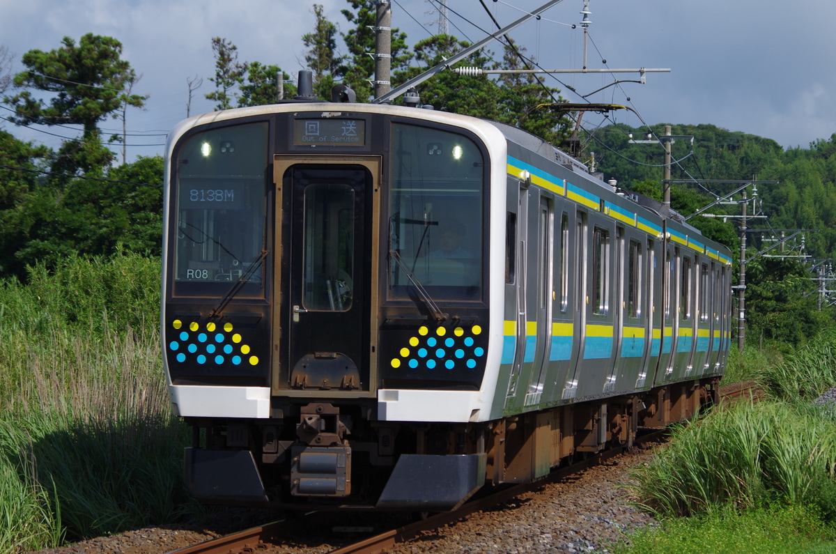 JR東日本 幕張車両センター本区 E131系 マリR08編成