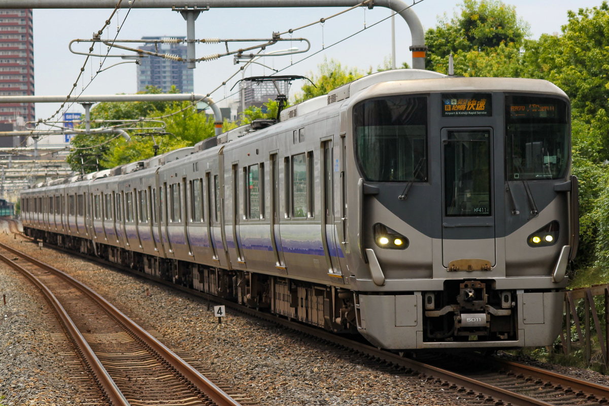 JR西日本 吹田総合車両所日根野支所 225系 HF411編成