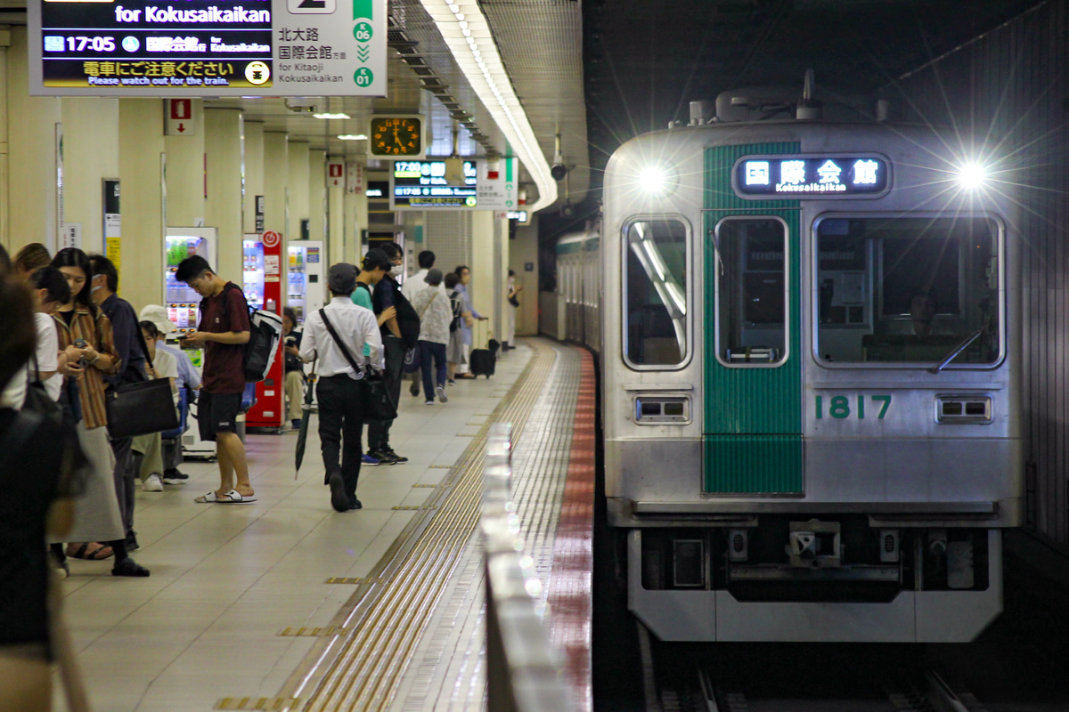 京都市交通局 竹田車庫 10系 1117F