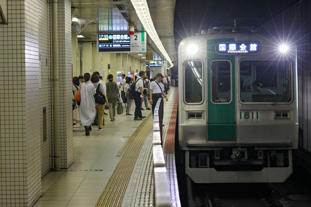 京都市交通局 竹田車庫 10系 1111F