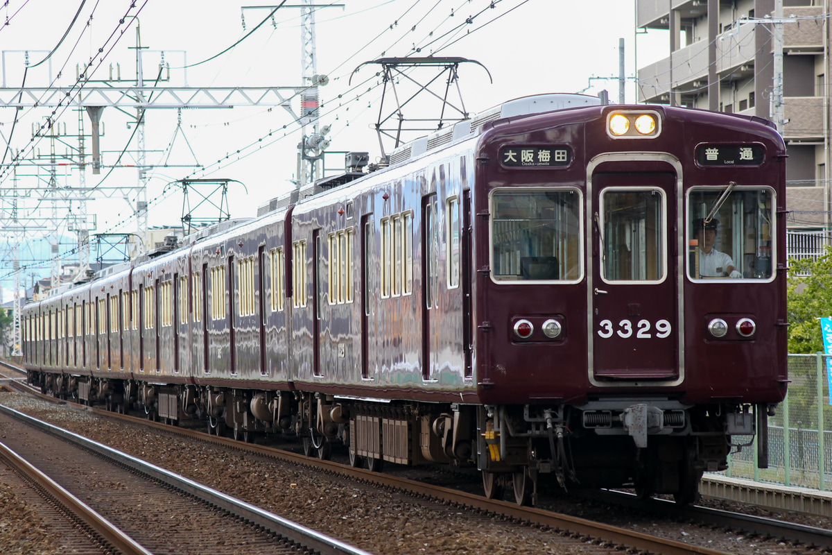 阪急電鉄 正雀車庫 3300系 3329F