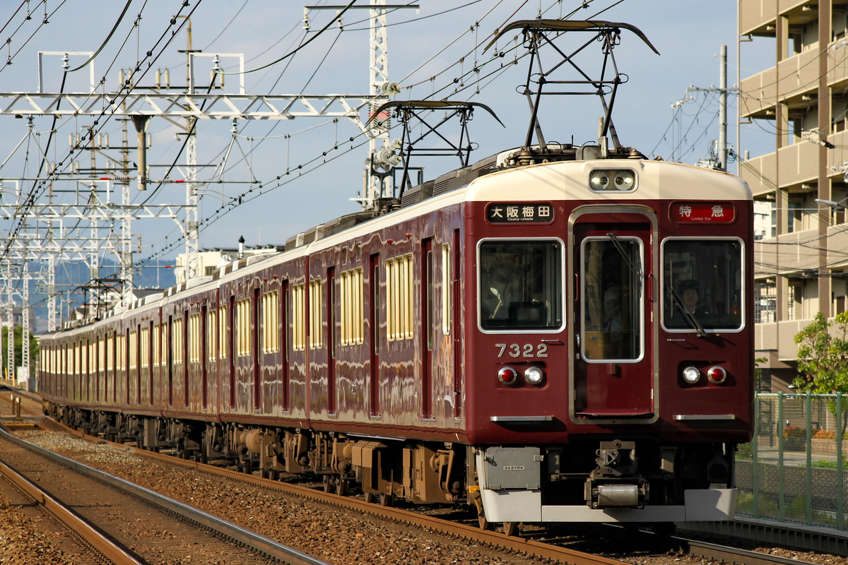 阪急電鉄 正雀車庫 7300系 7322F