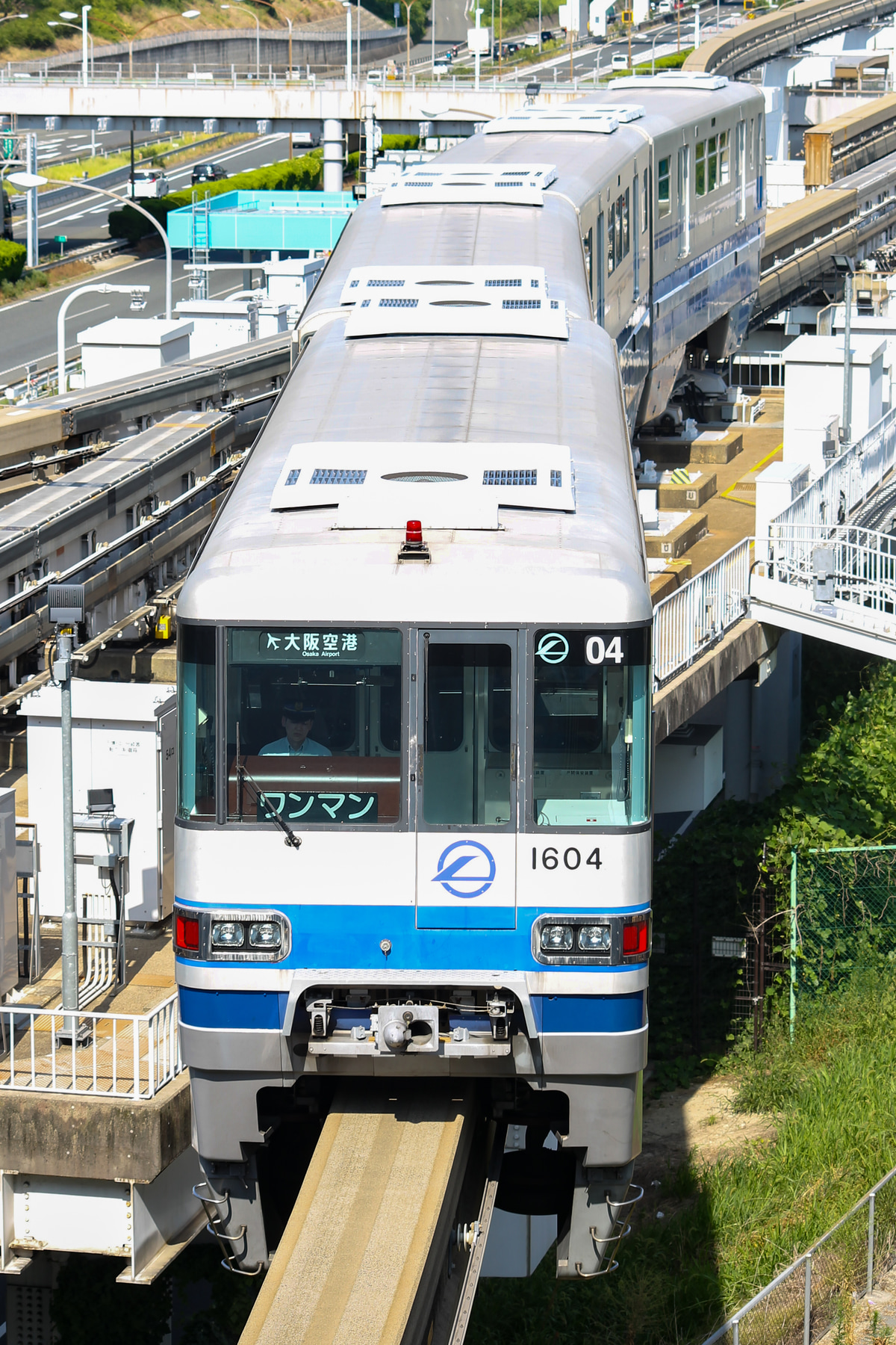 大阪モノレール 万博車庫 1000系 1104F