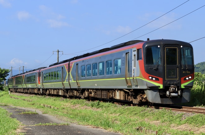 高知運転所2700系2706を塩入～琴平間で撮影した写真