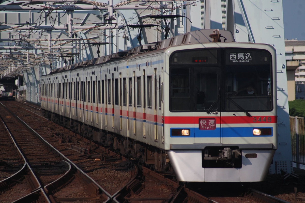 東武鉄道 宗吾車両基地 3400形 3448編成