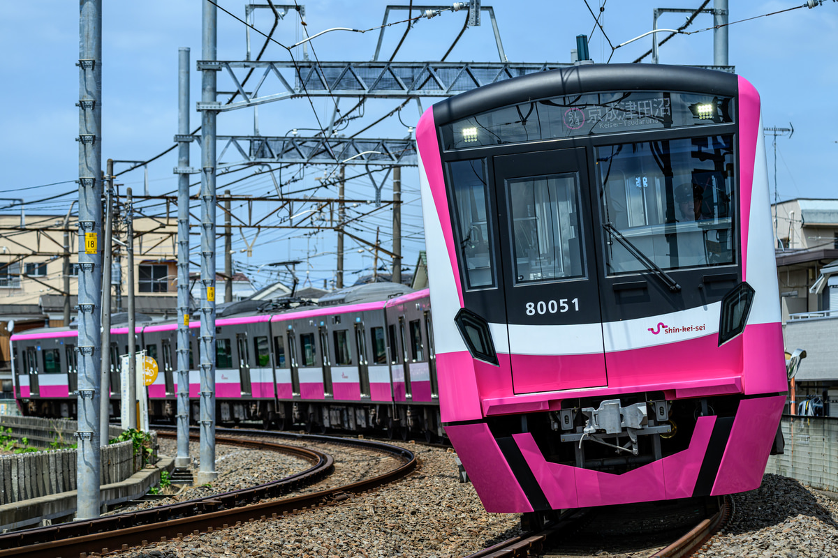 新京成電鉄 くぬぎ山車両基地 80000形 80056F