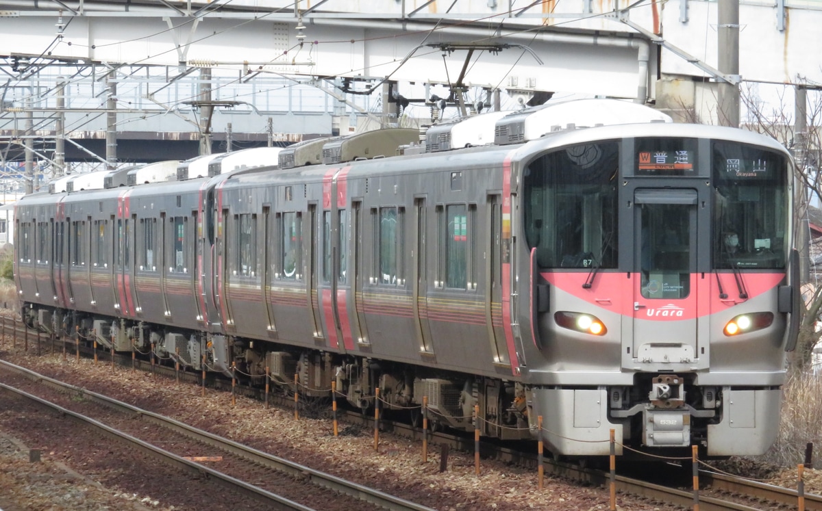 JR西日本 岡山電車区 227系 オカR7編成