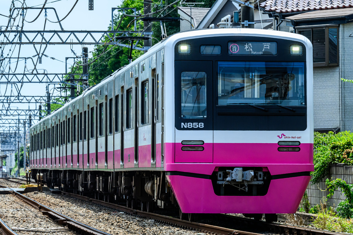 新京成電鉄 くぬぎ山車両基地 N800形 N858F