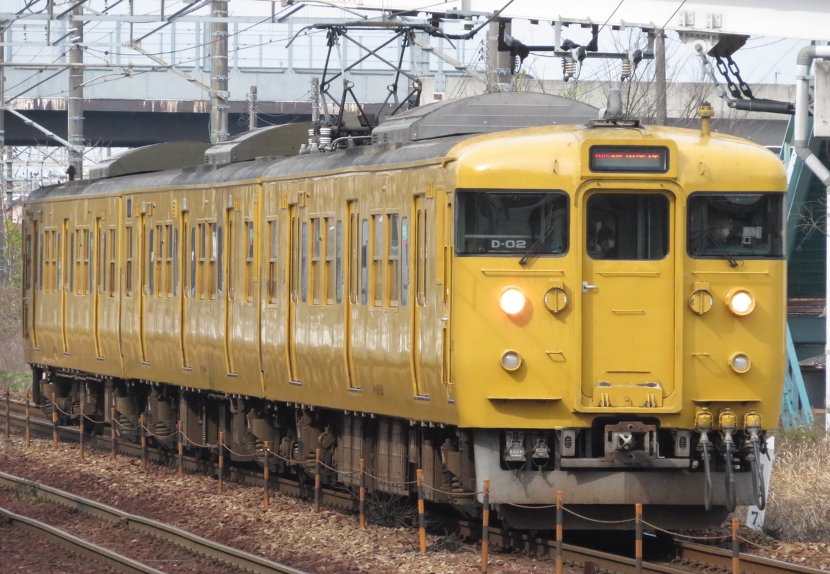 JR西日本 岡山電車区 115系 オカD-02編成