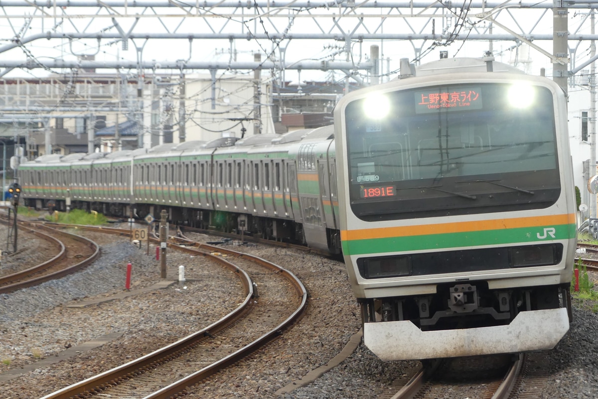 JR東日本 小山車両センター E231系 ヤマU589編成