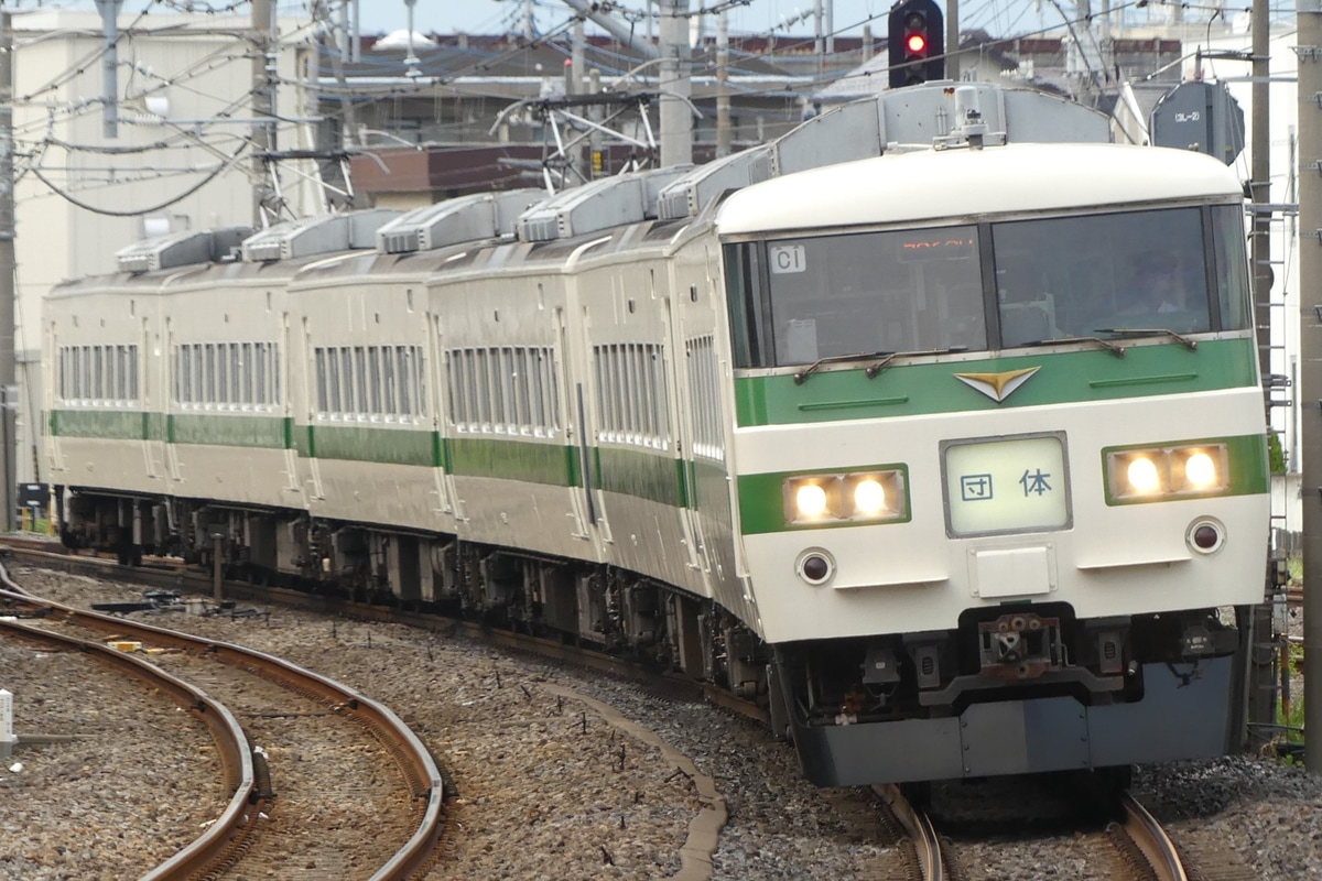 JR東日本 大宮総合車両センター東大宮センター 185系 オオC1編成