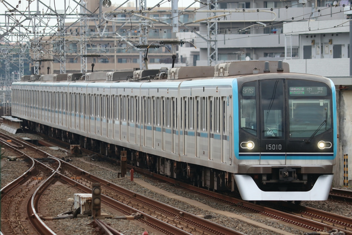 東京メトロ 深川検車区 15000系 15110F