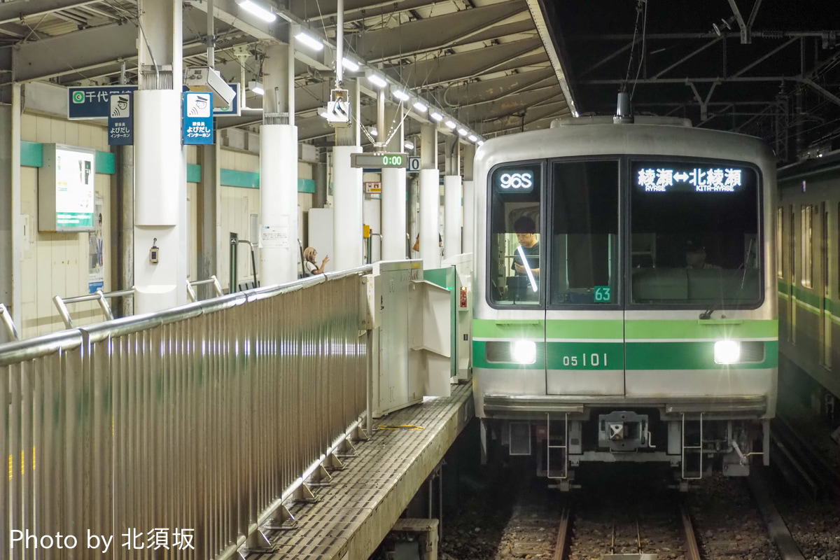 東京メトロ 綾瀬検車区 05系 05-101F