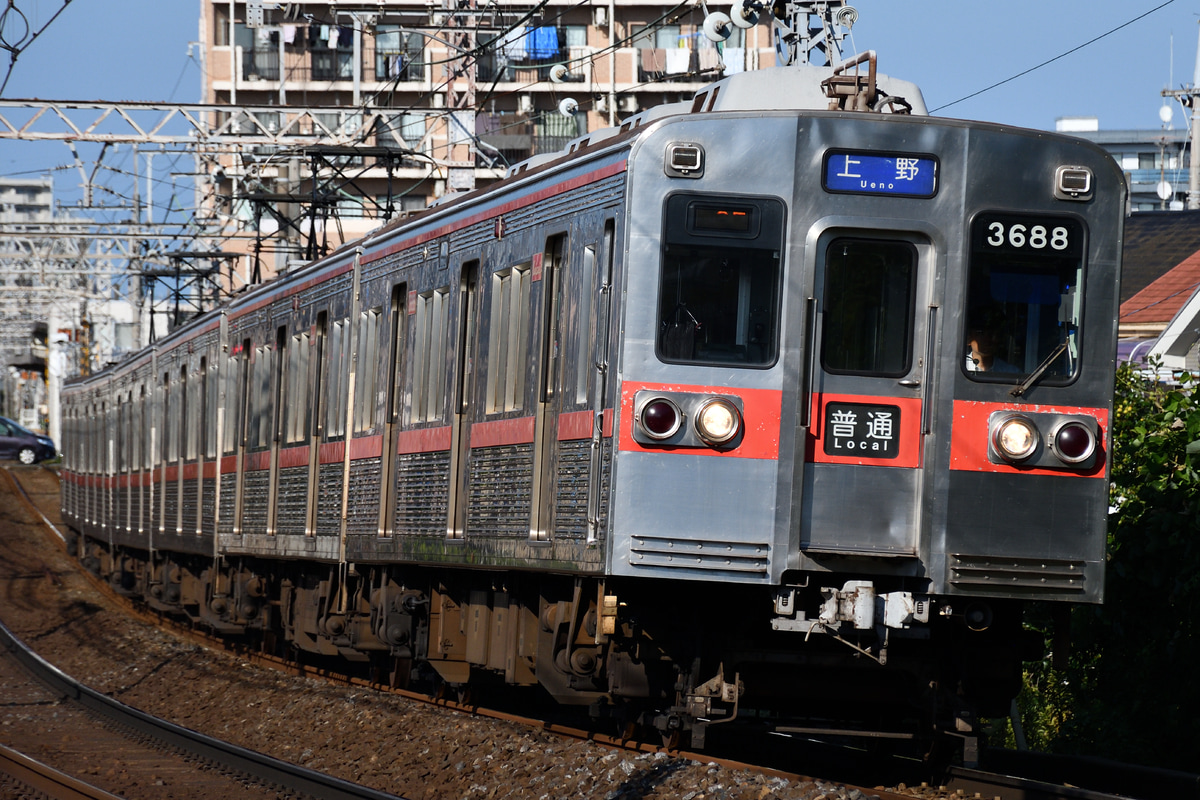 京成電鉄 宗吾車両基地 3600形 3688F