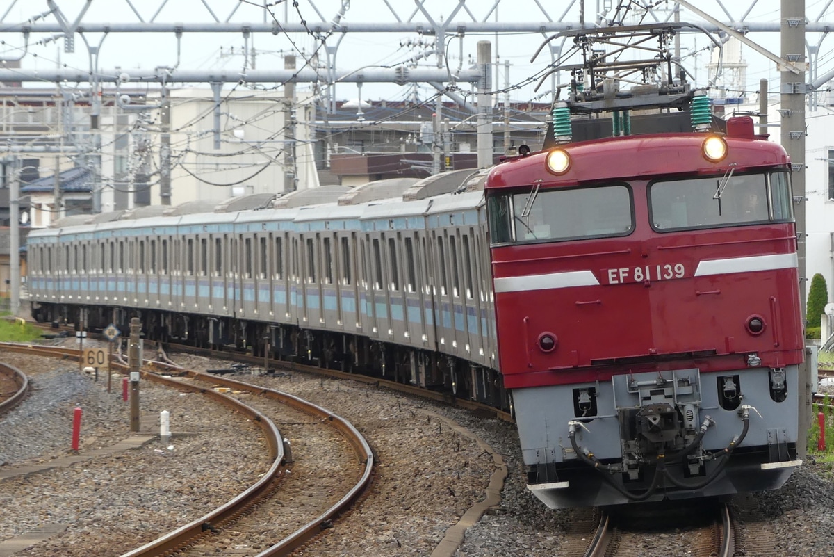 JR東日本 尾久車両センター EF81 139