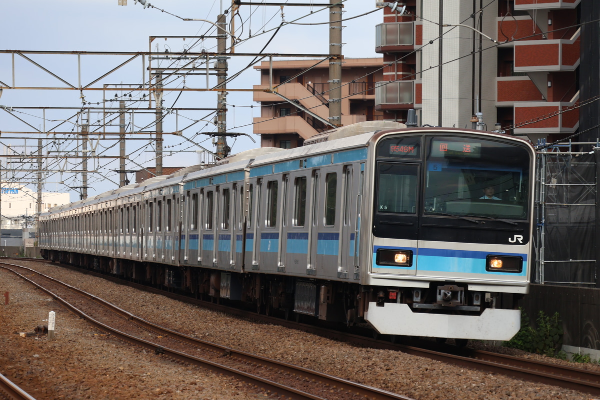 JR東日本 三鷹車両センター E231系 ミツK5編成