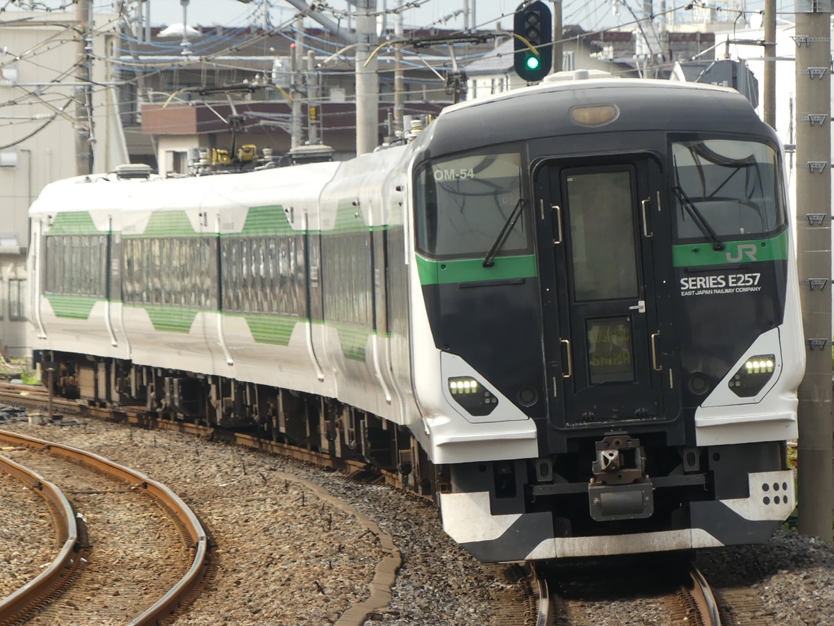 JR東日本 大宮総合車両センター東大宮センター E257系 オオOM-54編成