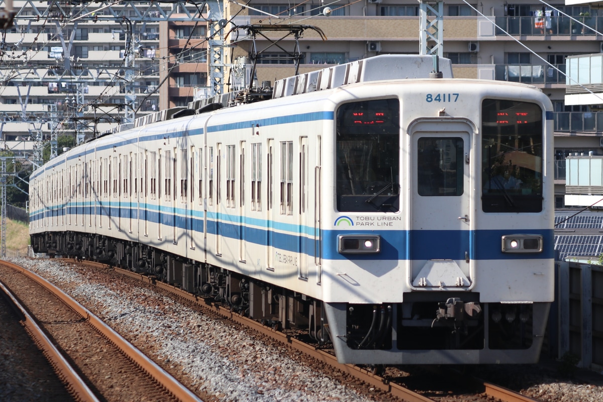 東武鉄道 南栗橋車両管区七光台支所 8000系 81117F