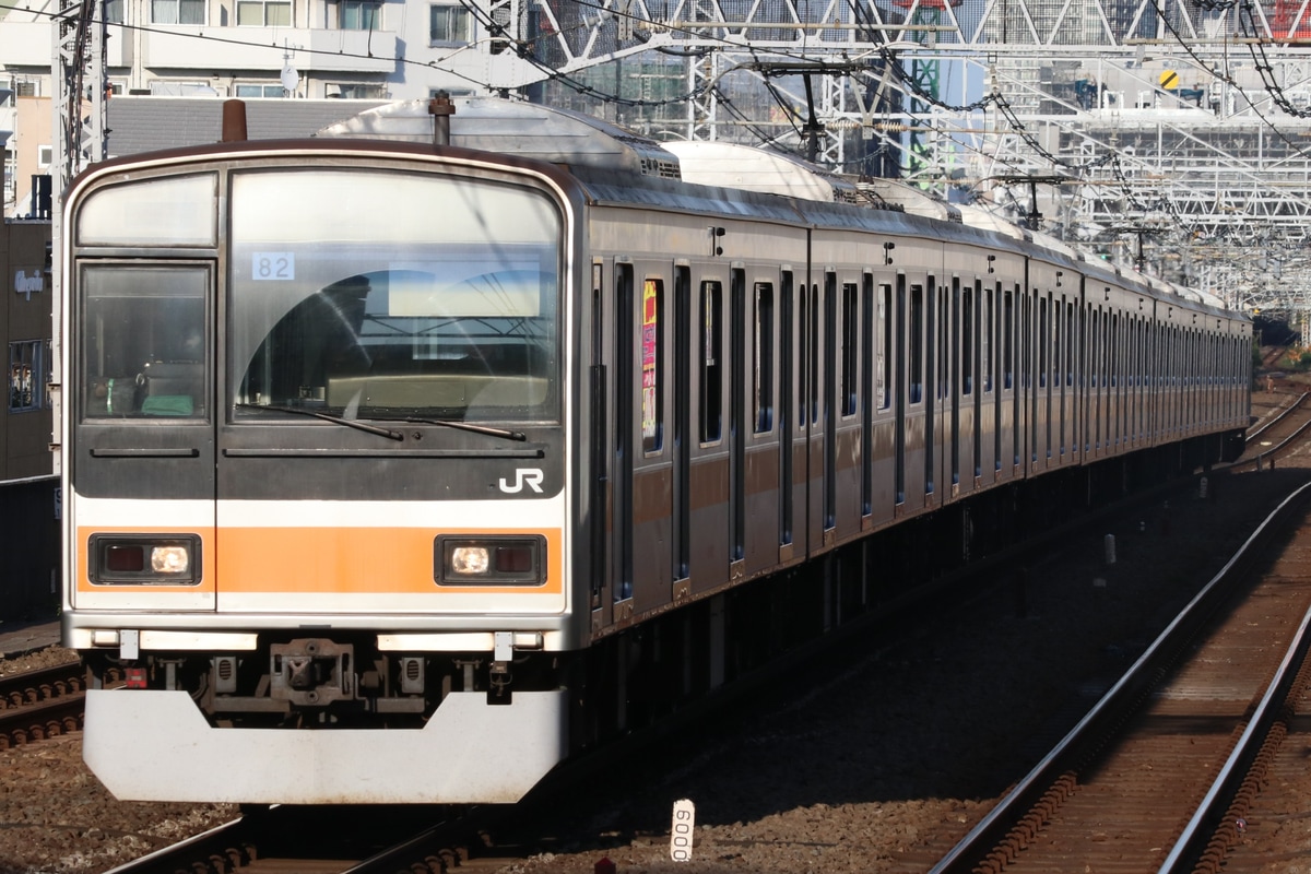 JR東日本 豊田車両センター本区 209系 トタ82編成