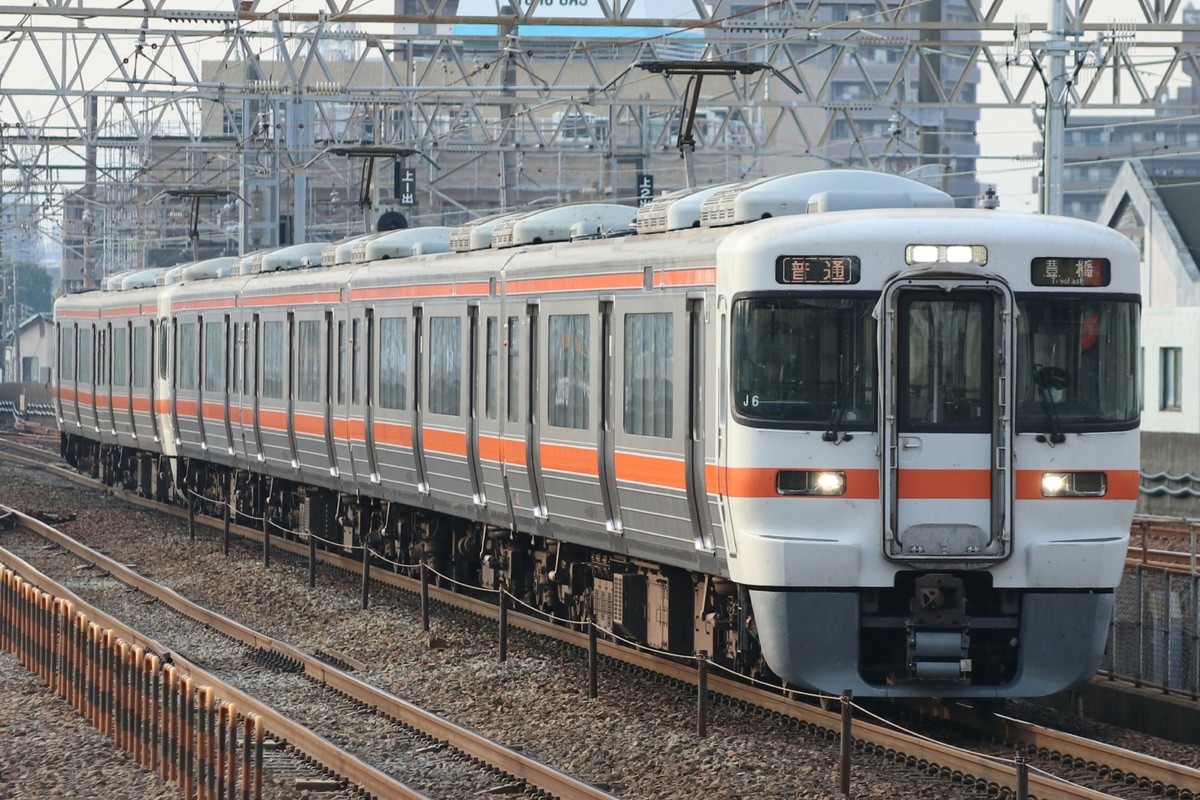 JR東海 大垣車両区 313系 カキJ6編成