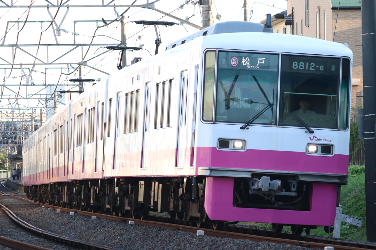 新京成電鉄 くぬぎ山車両基地 8800形 8812F