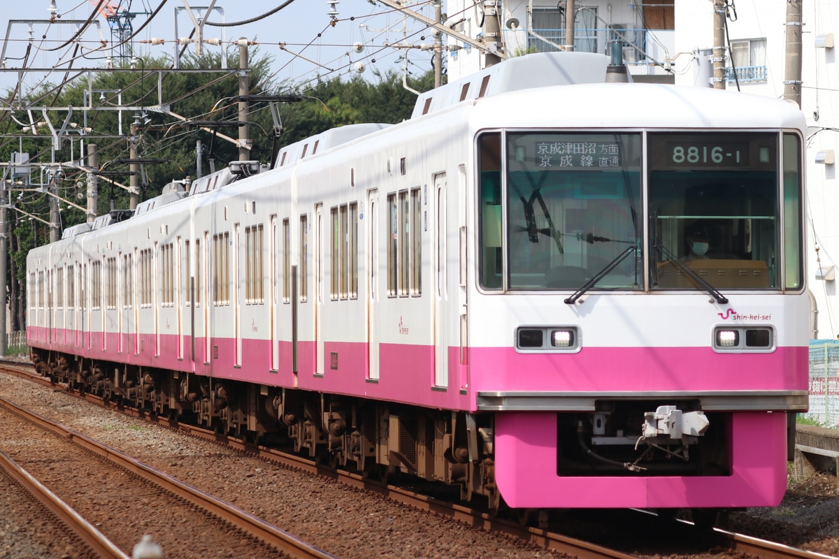 新京成電鉄 くぬぎ山車両基地 8800形 8816F