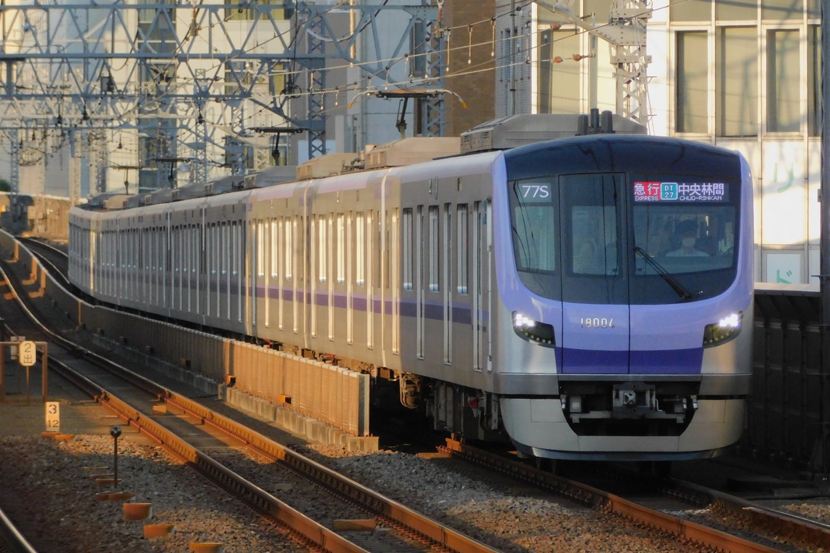 東京メトロ 鷺沼検車区 18000系 18104F