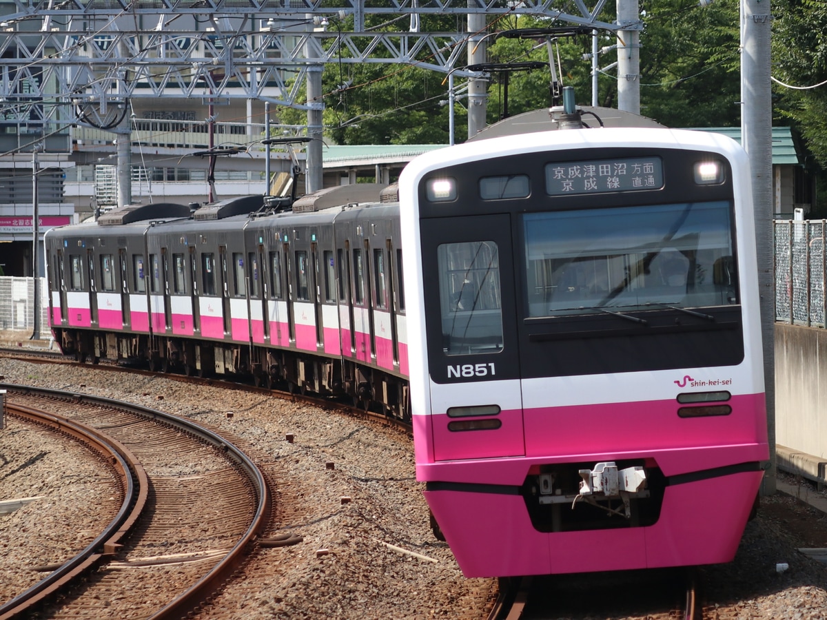 新京成電鉄 くぬぎ山車両基地 N800形 N858F
