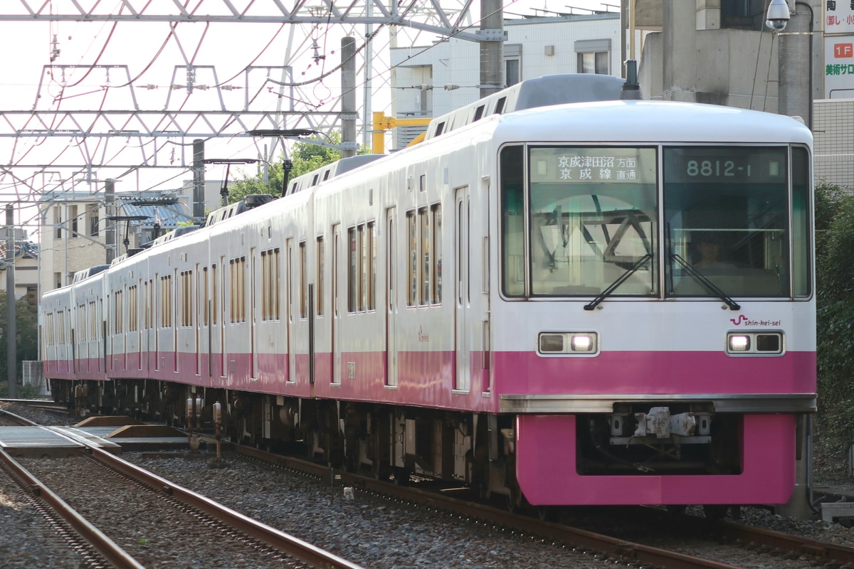 新京成電鉄 くぬぎ山車両基地 8800形 8812F