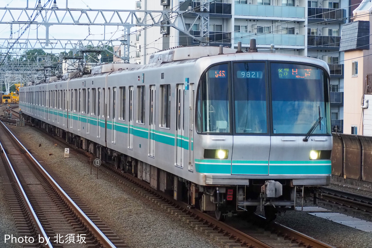 東京メトロ 王子検車区 9000系 9121F