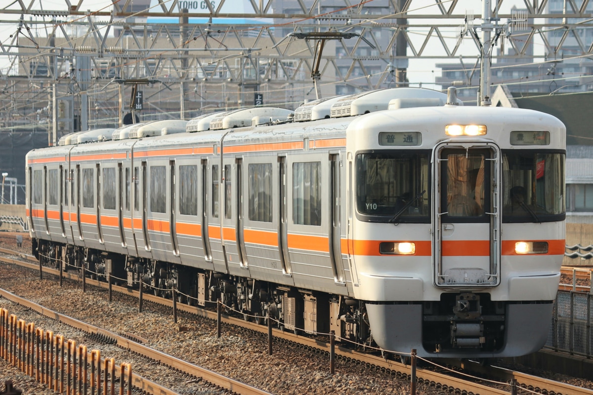 JR東海 大垣車両区 313系 カキY10編成