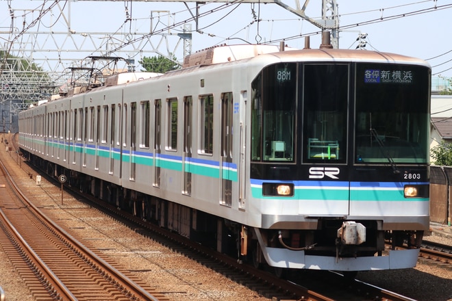 浦和美園車両基地2000系2103Fを多摩川駅で撮影した写真