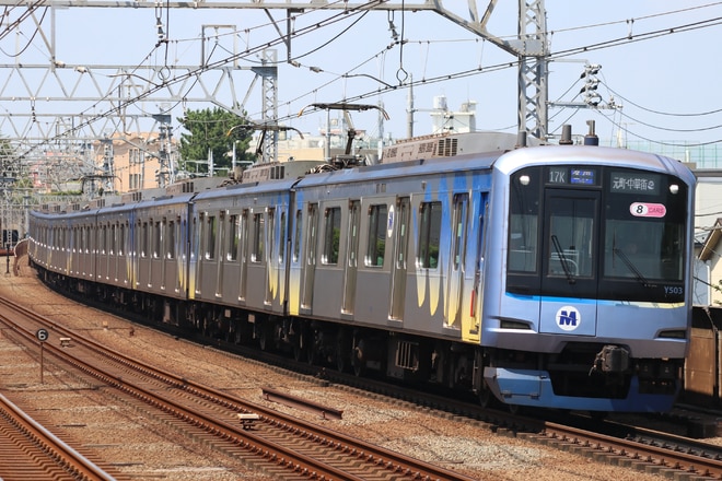 元住吉検車区Y500系Y513Fを多摩川駅で撮影した写真