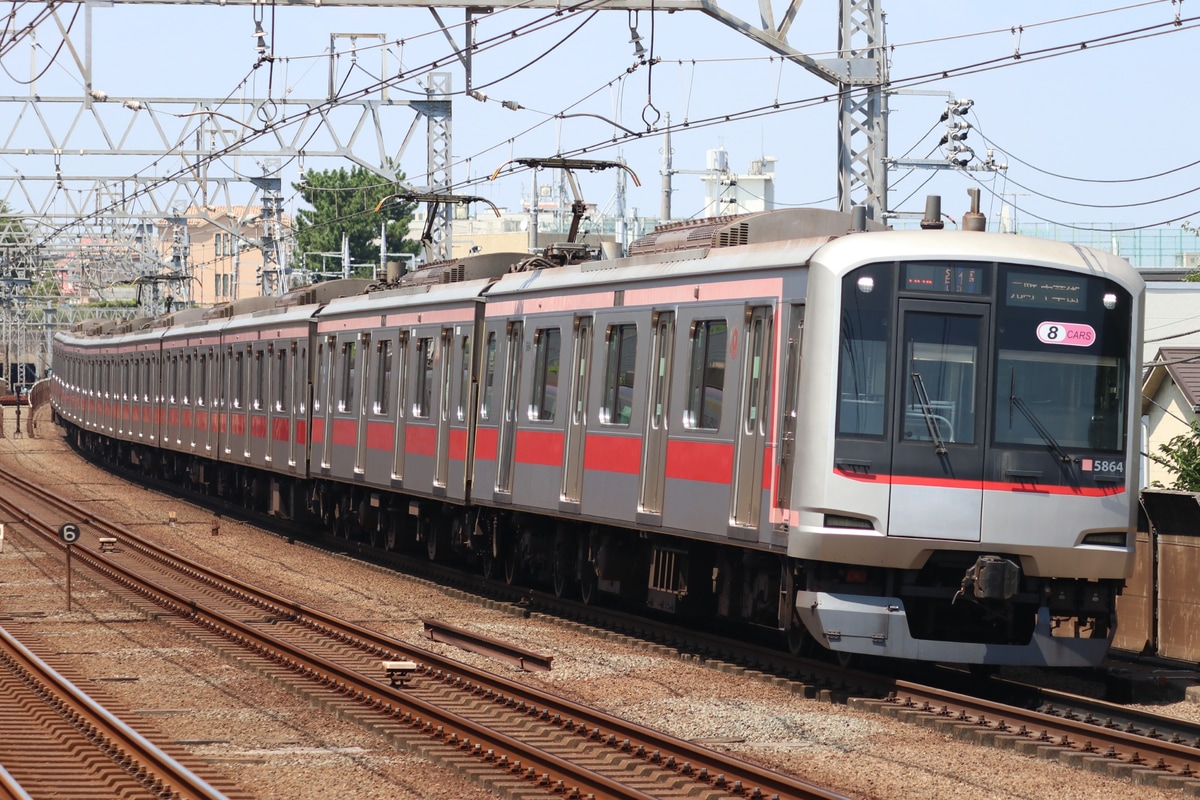 東急電鉄 元住吉検車区 5050系 5164F