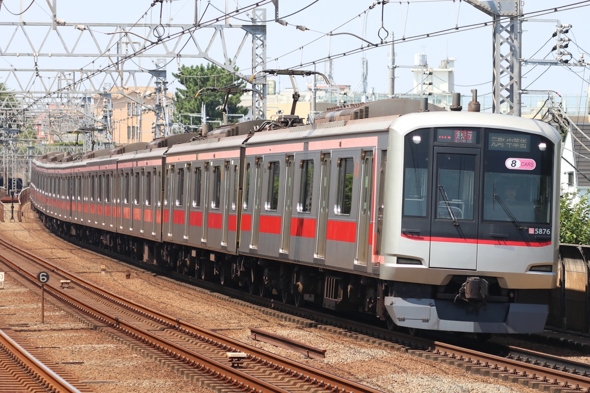 東急電鉄 元住吉検車区 5050系 5176F