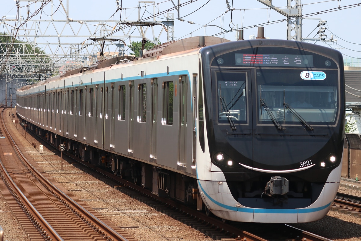 東急電鉄 元住吉検車区 3020系 3121F