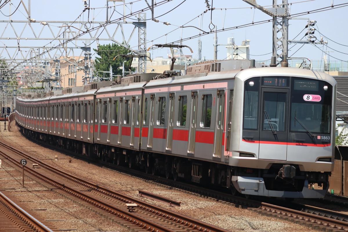 東急電鉄 元住吉検車区 5050系 5163F