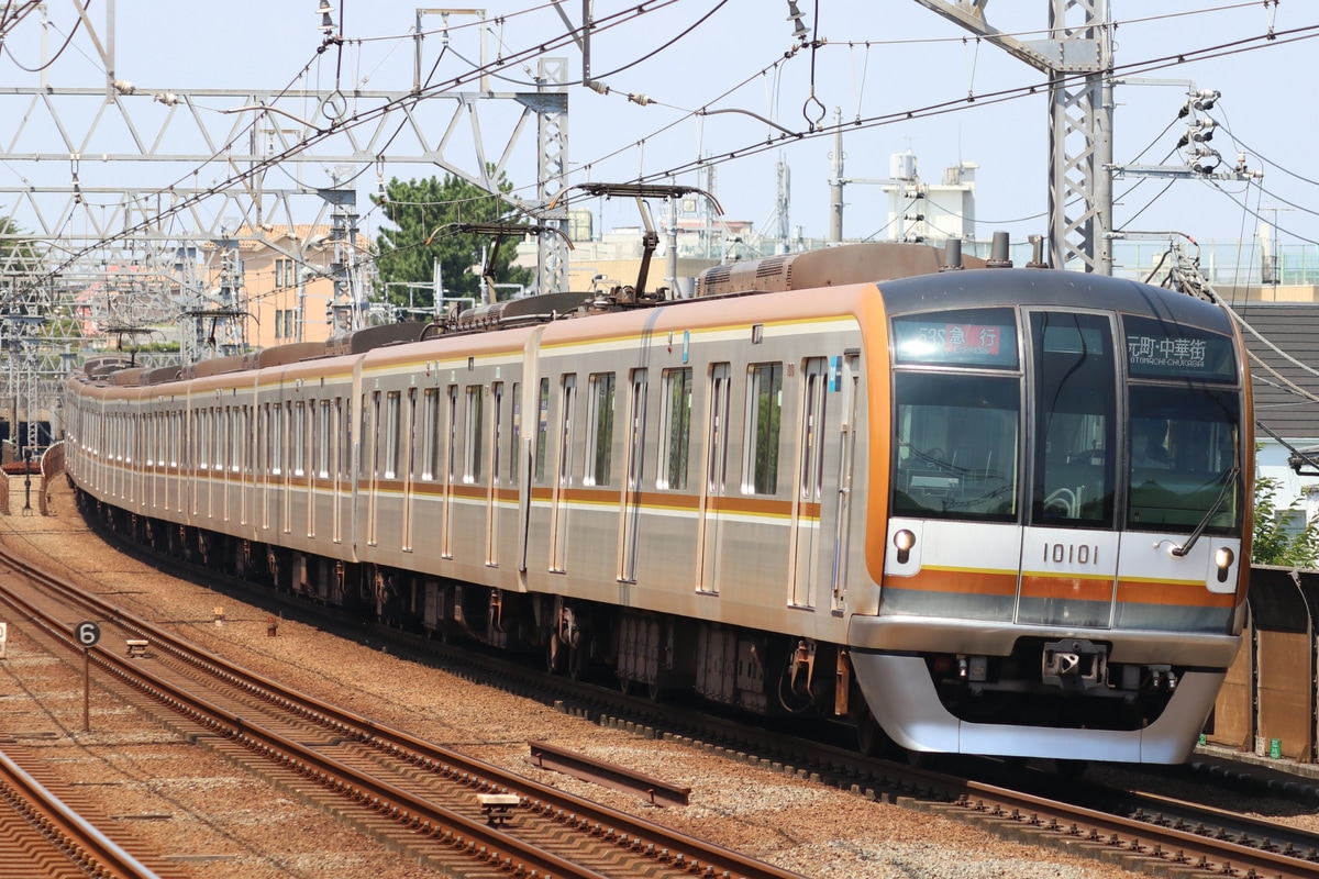 東京メトロ 和光検車区 10000系 10101F