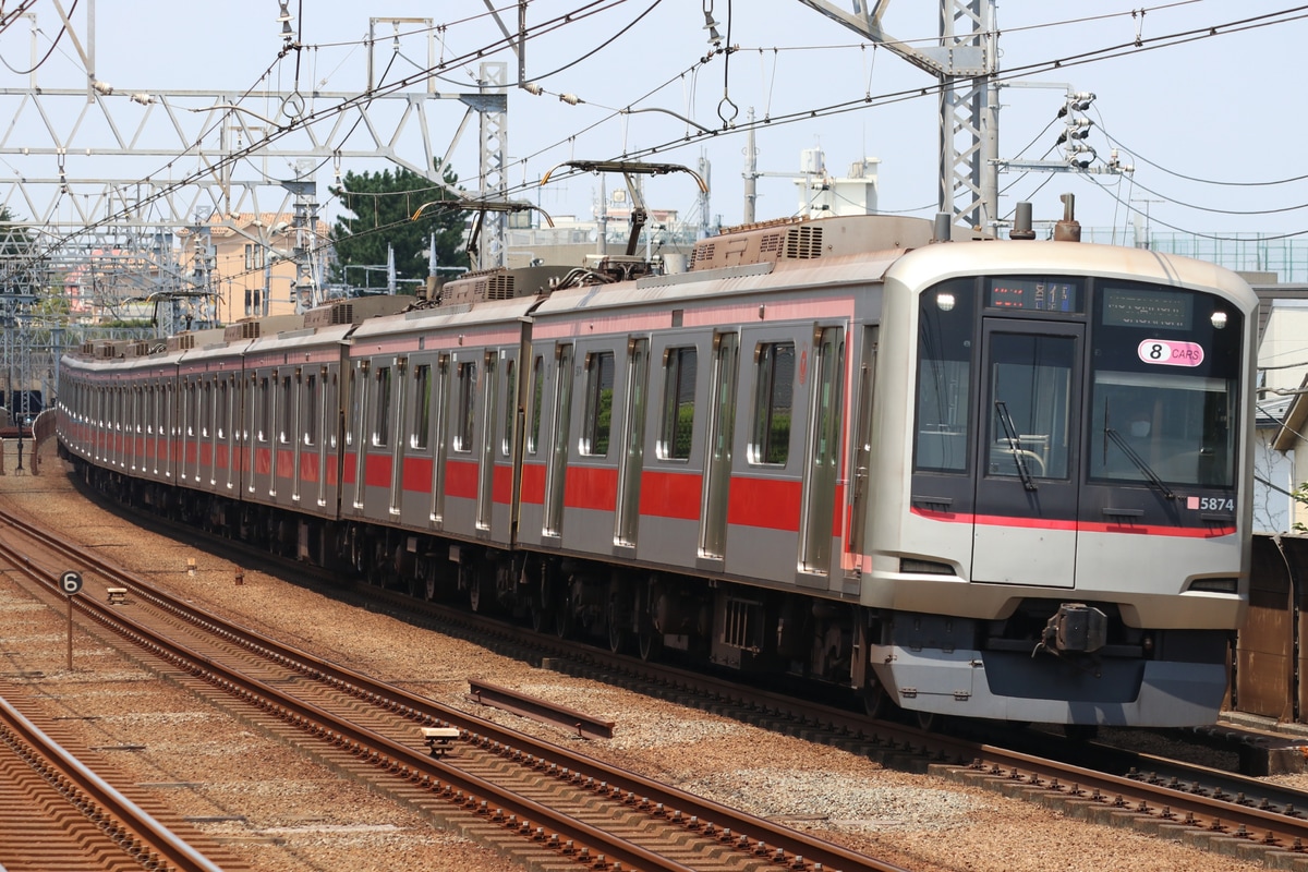 東急電鉄 元住吉検車区 5050系 5174F