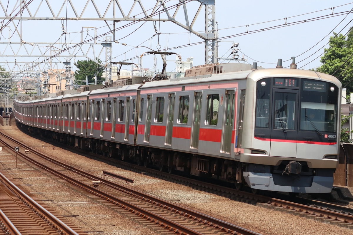 東急電鉄 元住吉検車区 5050系 4102F