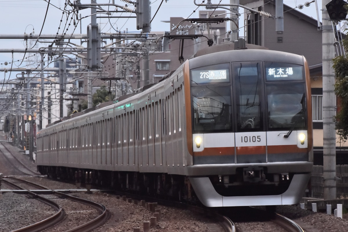 東京メトロ 和光検車区 10000系 10105F