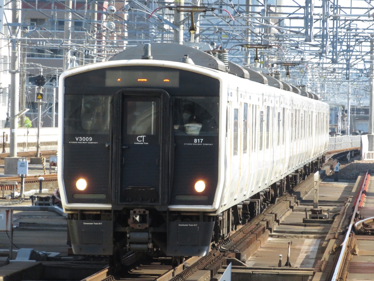 JR九州 南福岡車両区 817系 VM3009編成